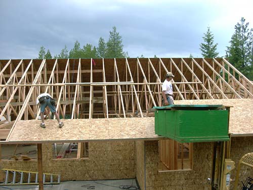 0083 - sheathing over patio and mstr bath