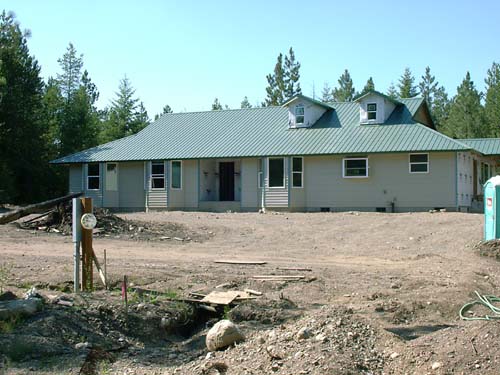 0132 - front view with roof and some siding