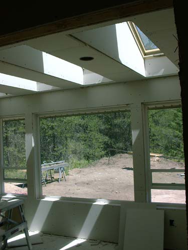 0142 - finished sheetrock in sunroom