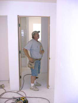 0158 - Mike installing door frames