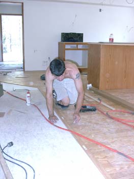 0197 - Jeff trimming the laminate