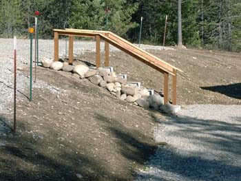 0246 - Steps from house to garage, our first big project